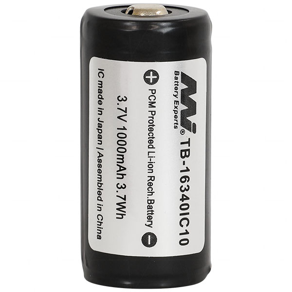 MI Battery Experts TB-16340IC10-BP1